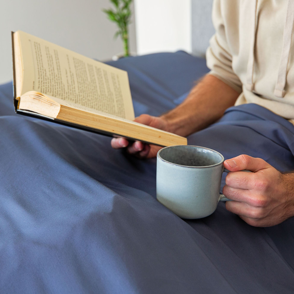 
                  
                    Dark Blue Sheet Set - The Cosy Quarter
                  
                